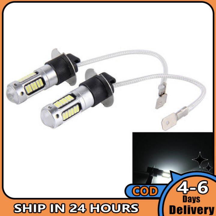 am-2ชิ้น-h3ไฟ-led-ตัดหมอกรถยนต์หลอดไฟพลังงานสูง30smd-4014