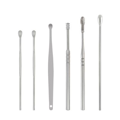 【cw】 6PCS Earpick Ear Cleaner Cleaning Earwax Removal Pick Vax Remover Cleanser ！