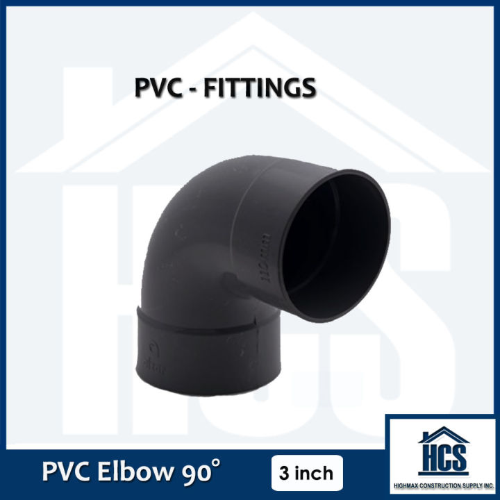 PVC Fittings Elbow 90° 3 inch | Lazada PH