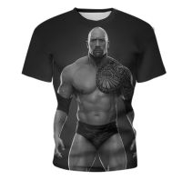 2021 Dwayne Johnson T-shirt Unisex Cool Casual 3D Printing T-shirt Men Unisex Fashion Sports Fitness T-shirt Graphic T Shirts 3D