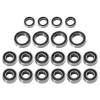 20Pcs Sealed Bearing Kit for Tamiya TT01 TT-01 TT-01E TT-02B TT-01D 1/10 RC Car Accessories Component