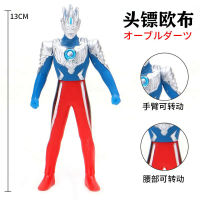 13ซม. ยางนุ่มขนาดเล็ก Ultraman Orb Emerium Slugger Action Figures ตุ๊กตาบทความตกแต่งเด็กประกอบหุ่น Toys