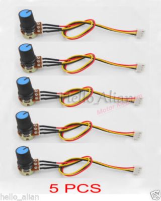 【YF】✜♗  5pcs/lot  WH148 10K Linear Taper Potentiometer B10K 10KB Pot with Wire Speed control switch