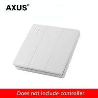 ใหม่ AXUS 1/2/3แก๊งค์ RF 433Mhz สวิตช์ผนังแบบไร้สาย86เครื่องส่งสัญญาณแผงผนังสวิตช์นิรภัย AC 110V 220V รีเลย์ขัดจังหวะจุดพลังงานแผ่นเรืองแสง