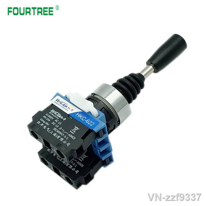 yf-1pcs-hkc-22mm-joystick-momentary-monolever-rocker-2-4-way-self-reset-self-lock-2no-4no-new-type