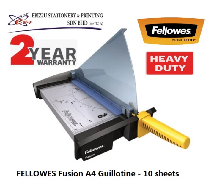FELLOWES Fusion A4 Guillotine 10 sheets (Paper Cutter, Paper Trimmer