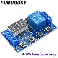 ":{} 5V 1 Channel  Relay 6-30V Relay Module OFF/ON Switch Trigger Time Delay Circuit Timer Cycle 999 Minutes Adjustable