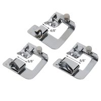 3Pcs Domestic Sewing Machine Foot Presser Rolled Hem Feet Set For Brother Singer Janome Babylock Juki Sewing Machine Accessories