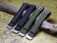 2023 ☈ﺴﺴ CXP-时尚4 GT2 mountaineering canvas 20mm21mm22mm French air paratrooper strap elastic nylon Nato strap