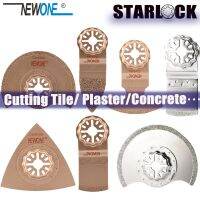 HOTZ STARLOCK Type One-piece NEWONE E-cut Circular Carbide and Diamond Oscillating Multi Tool Saw Blades Triangle Rasp