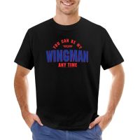 Top Gun You Can Be My Wingman Any Time Logo T-Shirt Quick Drying Shirt Aesthetic Clothing T Shirts For Men Cotton