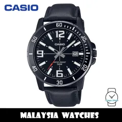 100% Original) Casio MRW-210H-3A Quartz Analog Black Dial Resin