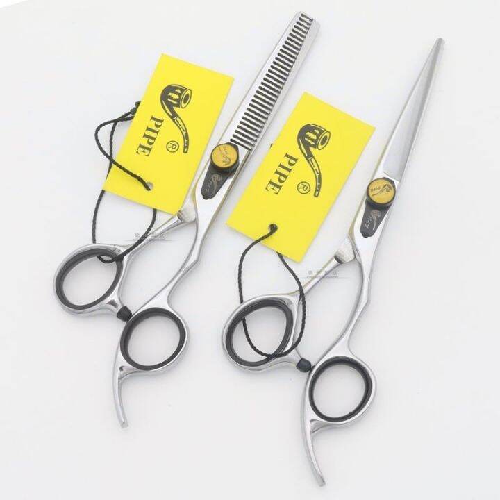 durable-and-practical-genuine-pipe-imported-from-japan-professional-barber-hairdressing-scissors-set-hair-stylist-flat-cut-seamless-tooth-scissors-thinning-scissors