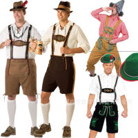 เสื้อผ้า Oktoberfest เยอรมันเสื้อผ้าอ้วนฮาโลวีนบาร์ชุดส่งเสริมการขายเครื่องแบบผู้ชายส่งออกไซส์ใหญ่