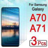 แก้วป้องกัน A71สำหรับ Samsung A70แผ่นกระจกกันรอยกาแล็คซี่ Samsunga71หุ้มเกราะ71 70 70a 71a Glas ป้องกัน