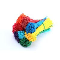 100 pcs/bag 10 colors 2.5mm x 100mm self-locking nylon white black cable ties  fasteners  red  blue