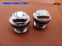 YAMAHA DT125MX DT175MX FRONT FORK TOP KNOB SET PAIR // จุกปิดตะเกียบหน้า (1 คู่) สินค้าคุณภาพดี