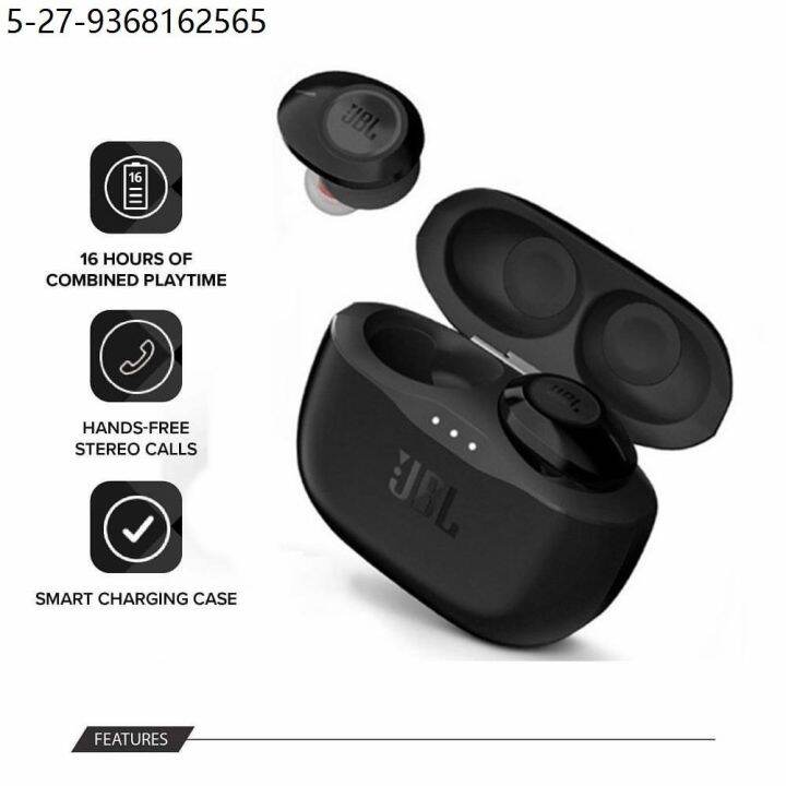 earbuds wireless bluetooth original JBL Tune 120 T120 TWS True Wireless