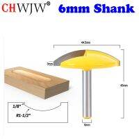 CHWJW 1PC 6mm Shank Small Bowl Router Bit－1.65－รัศมี－1-3 / 4－กว้างสําหรับเครื่องมือตัดงานไม้