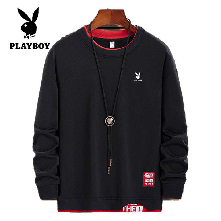 Men's long sleeve hot sale playboy shirt