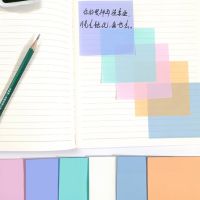 30Sheets Color Self-adhesive Transparent Note Notes Memo Sticker Paper Office School Supplies