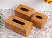 Bamboo Tissue Box for Home Office Desktop Wooden Paper Towel Box Ho Napkin Wood Holder Table Napkins Tissue Paper Case