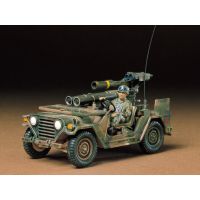 [ชุดโมเดลสเกลประกอบเอง] TAMIYA 35125 1/35 U.S. M151A2 w/TOW LAUNCHER โมเดลทามิย่าแท้ model