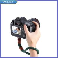 DENGXUN Soft DSLR อะไหล่กล้องถ่ายรูปสายรัดกล้องสายคล้องมือสายรัดข้อมือสายรัดข้อมือสายคล้องกล้องสายรัดกล้อง