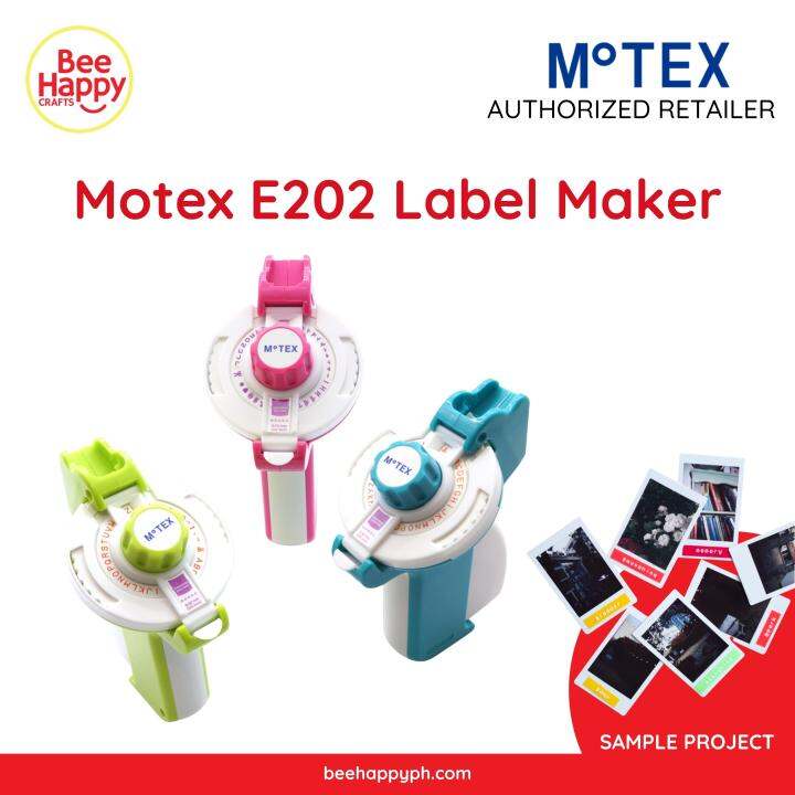 Motex E202 Embossing Label Maker Lazada PH