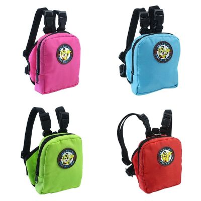 ❏ Pet Backpack Small Dog Self Mini Carrier Back Pack Pocket Saddle Bags Puppy Bag with Training Lead Leash