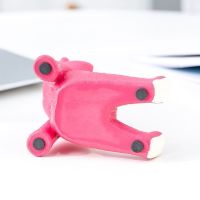 [Fast delivery] Strawberry Bear Ornament Cute cartoon mobile phone stand decoration on the desktop ins-style office desktop Increase and stabilize