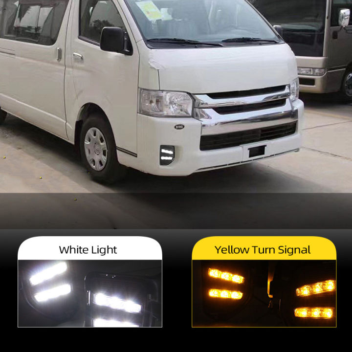 hiaceไฟตัดหมอก-ไฟ-ตัด-หมอก-ไฟ-สปอร์ตไลท์-ไฟตัดหมอกเดย์ไลท์-รถตู้-toyota-hiace-2014-2018-hiace-fog-light-day-light-toyota-commuter-เดไลท์