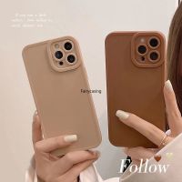 เคสขอบตรงสำหรับ iPhone 14Plus 11 12 13 14 Pro Max สำหรับ iPhone X XR XS SE 7 8 Plus Max สีทึบซิลิโคนกันกระแทกฝาหลัง