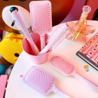 【BEIBEI】 Gradient color Hair Comb Sikat Rambut Massage Comb Hair Brush Detangle Hair Comb Scalp