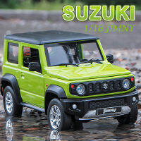 1/18 Suzuki Jimny Diecast รถ Caipo ของแท้ใบอนุญาตโลหะผสมสังกะสีของเล่น Suvs สำหรับ3ปีขึ้นไปแสงและเสียงวันเกิดของขวัญเด็กคอลเลกชันของเล่นสำหรับชาย