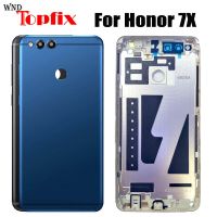 สำหรับกระจกด้านหลังฝาหลังปิดโทรศัพท์7X ฝาหลัง Honor 7X ฝาหลังปิดโทรศัพท์หลัง