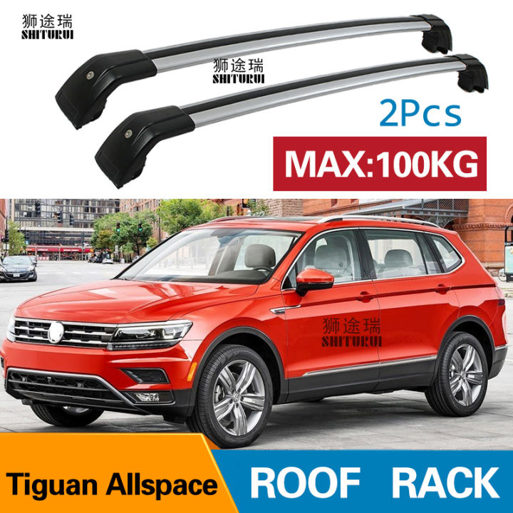 รางแร็คหลังคา-คานขวาง-สำหรับ-volkwagen-tiguan-allspace-2017-bw2-อลูมิเนียมหนาคุณภาพ-iso9001ขายร้อน