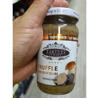 อาหารนำเข้า🌀 Italy Truffle Sauce Mushroom Taste Mushroom Mixing Mushroom Magic Max Tartufi Jimmy Truffle Sauce 180gMushrooms include truffles