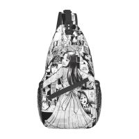 Junji Ito Tomie Kawakami Crossbody Sling Bag Printed Chest Bag Cute Kawaii Anime Shoulder Backpack Daypack Travel Hiking Sports Running Belt