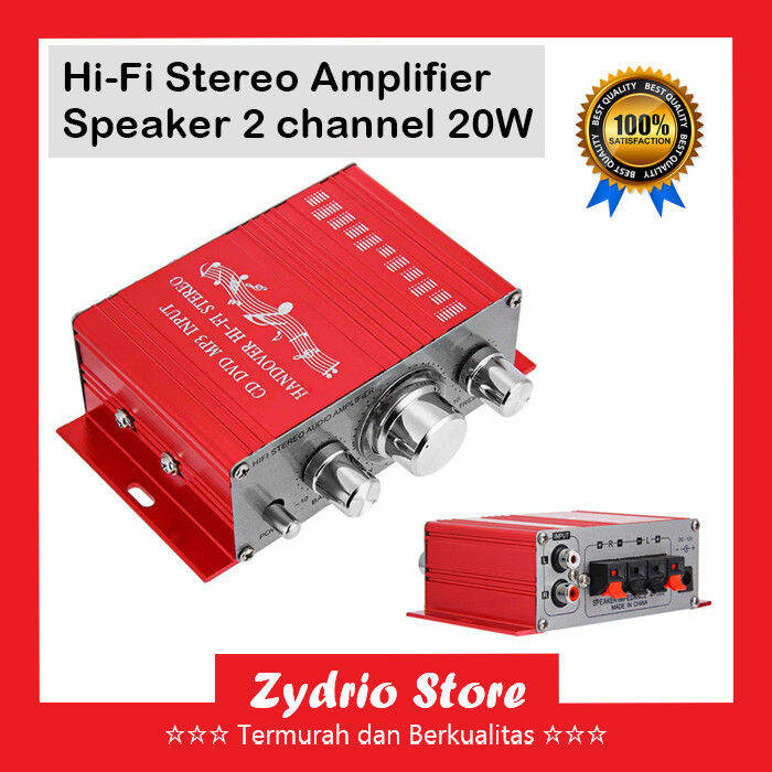 Amplifier Speaker Aktif 20W / Hi-Fi Stereo Amplifier Speaker 2 Channel