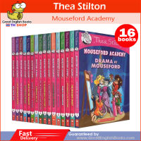 (In Stock) พร้อมส่ง ชุดหนังสือเด็กภาษาอังกฤษ Thea Stilton Mouseford Academy ชุด 16 เล่ม Scholastic พิมพ์สีทุกหน้า