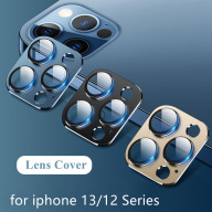 Miếng Bảo Vệ Ống Kính Máy Ảnh Mới 2022 Cho IPhone 13 Pro Max 13 Ốp Màn Hình Kính Cường Lực HD Vòng Kim Loại Mini Cho IPhone 12 Pro Max 12 Ốp Ống Kính Mini thumbnail