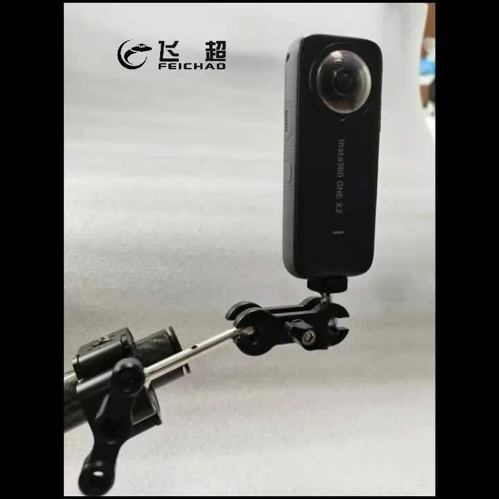 Magic Arm Camera Mount dengan Dual Ballhead 14 "skru untuk Monitor