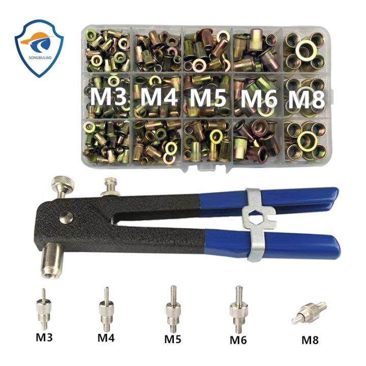 Rivet Nut Tool M6 Mandrel Head Kit Rivet Nut Stainless Steel Rivet