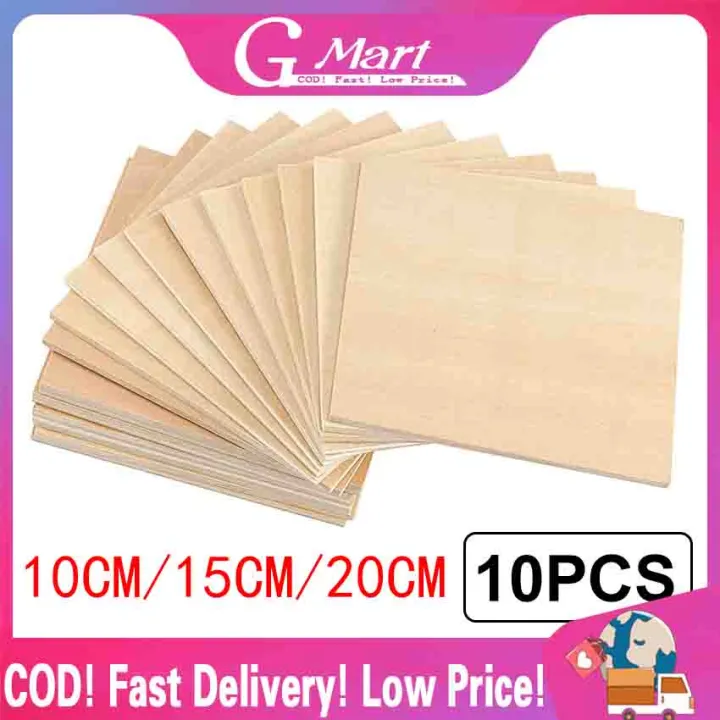 10pcs AAA+ Balsa Wood Sheets thick 2mm Model Balsa Wood Can be Used for