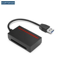 KARTOMAN USB อ่าน2.0 CFast 3.0อะแดปเตอร์ซาต้า2.0การ์ดและ2.5 "ฮาร์ดไดรฟ์ Hd/ อ่านเขียน SSD และ CF พร้อมกัน DKQ3825เครื่องอ่านการ์ด