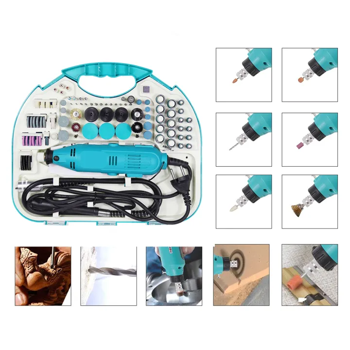 EPH 211pcs Mini Rotary Grinder Electric Drill Multi Tool Set DMZ1 Lazada PH