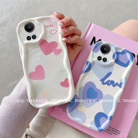 Phone Case เคส OPPO Reno10 Reno10Pro + Plus Reno8 Z Reno7 Z Reno6 Z Reno5 Reno4 4G 5G เคสรูปหัวใจหลากสีครีมซิลิโคนกันกระแทกฝาหลัง2023