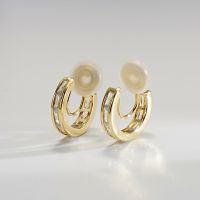 [COD] Temperament earrings ear clip female painless mosquito coil high-end sense hoop mens tide no