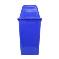SuperSales - X1 ชิ้น - ถังขยะพลาสติก ระดับพรีเมี่ยม 60 ลิตร สีน้ำเงิน ส่งไว อย่ารอช้า - ParatthanutShop